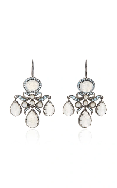 Holly Dyment Women's Medora Girandole 14k White Gold And Multi-stone Earrings