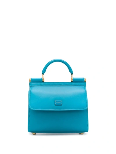 Dolce & Gabbana Sicily 62 Mini Bag In Blue