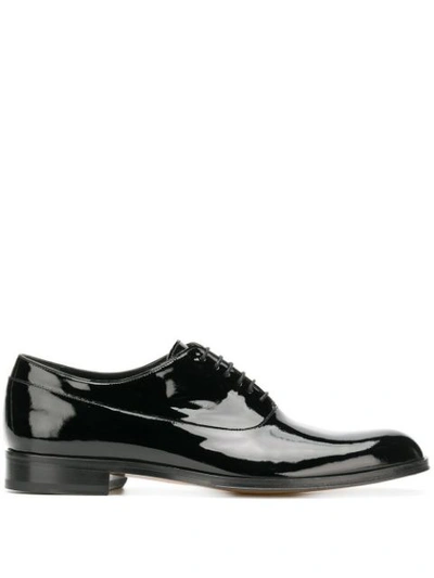 Paul Smith Noam Patent-leather Oxford Shoes In Black