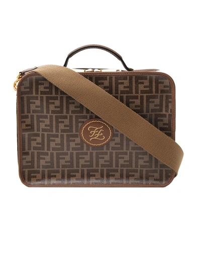 Fendi Brown Leather Briefcase