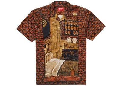 Pre-owned Supreme  Martin Wong Secret World Rayon Shirt Multicolor