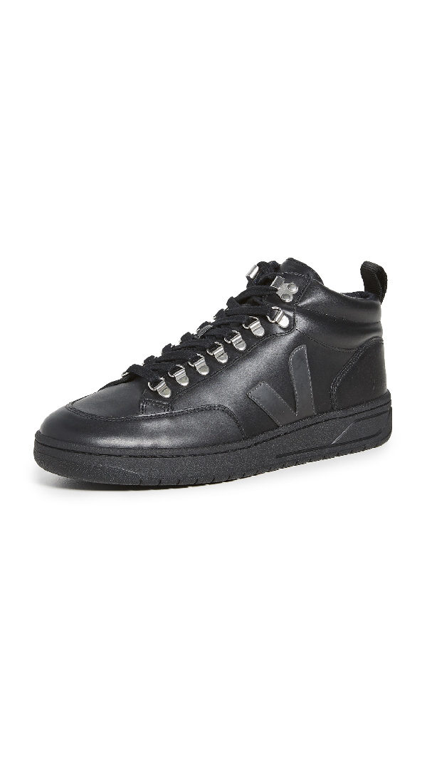 roraima leather black grafite black sole