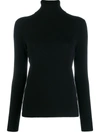 Polo Ralph Lauren Roll-neck Cashmere Jumper In Black