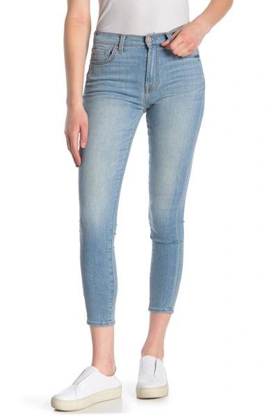 7 For All Mankind Gwenevere High Waist Skinny Ankle Jeans In Brooks