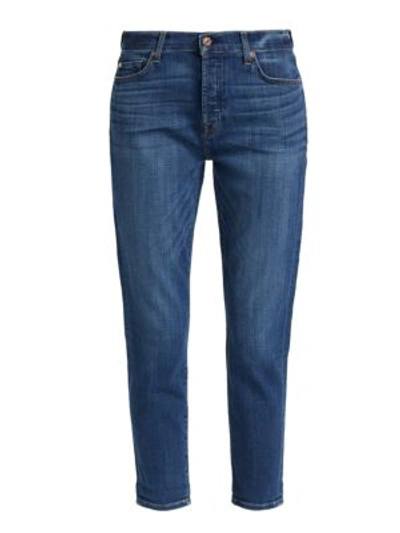 7 For All Mankind Women's Josefina Feminine Boyfriend Jeans In Broken Twill Vanity