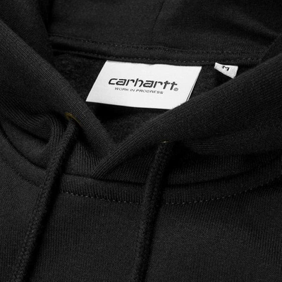 Carhartt -wip Chase Hooded Zip Jacket In Black