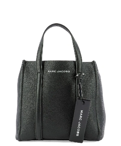 Marc Jacobs The Mini Tag Tote Handbag In Black