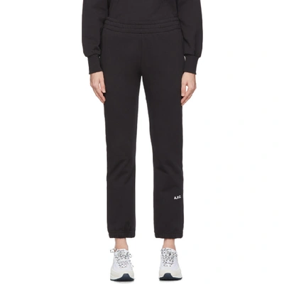 Apc Black Jjjjound Edition Justin Lounge Pants In Noir