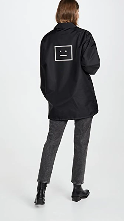 acne tony face coachjacket 46 Acne Studios Face-print Coach Jacket 
