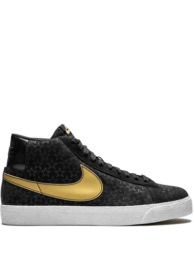 Nike Blazer Premium Sb Trainers In Black