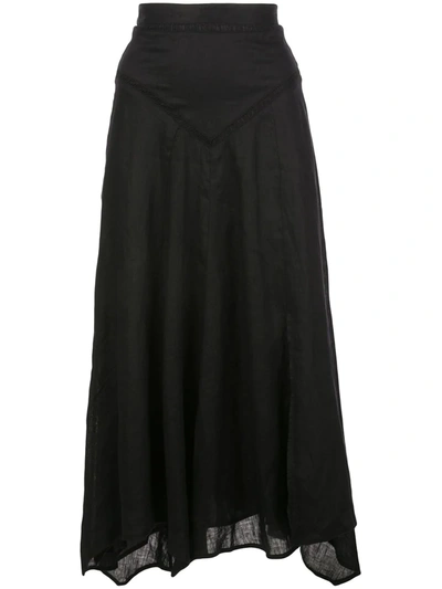 Isabel Marant Étoile A-line Long Skirt In Black