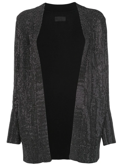 Rta Serge Studded Cardigan In Black