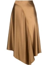 Sies Marjan Darby Asymmetric Skirt In Gold