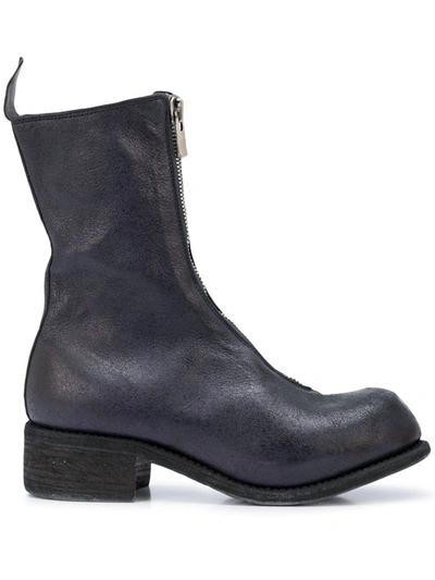 Guidi Ankle Boots In Purple