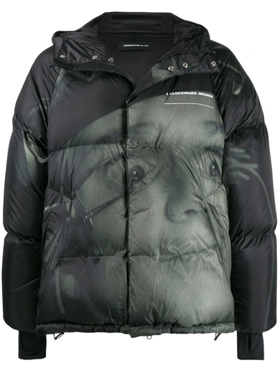 Undercover Padded Down Jacket In Grey