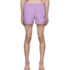 Givenchy Classic Logo Drawstring Swim Shorts In Purple