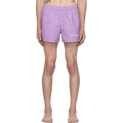 Givenchy Giv Clssc Swm Shrts Prpl In Purple
