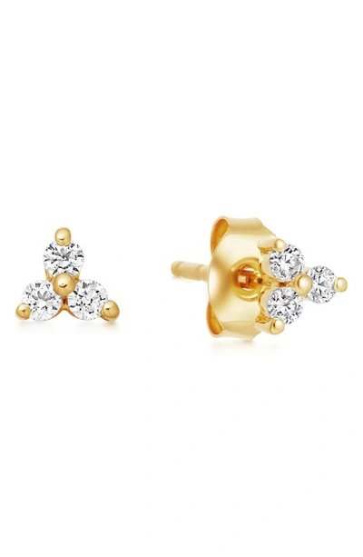 Missoma Trinal Prism Stud Earrings In Gold