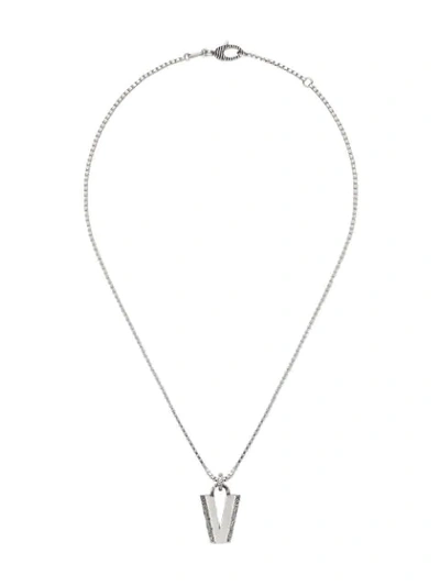 Gucci V Letter Necklace In 0811 Undefined