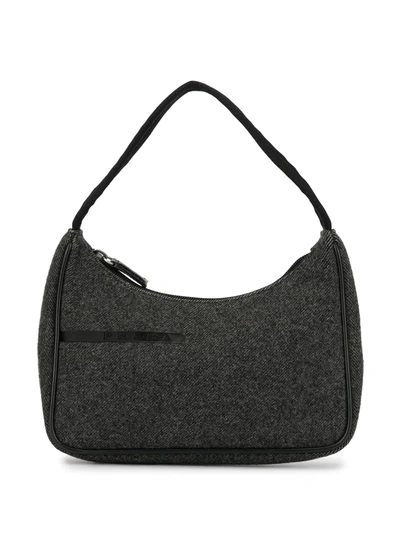Pre-owned Prada Sports Logo Handbag In Grey