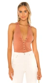 Free People Coco Solid Tank In Cinnamon