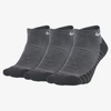 Nike Everyday Max Cushioned Training No-show Socks In Carbon Heather,anthracite,white