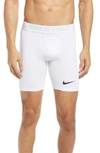 Nike Pro Performance Boxer Briefs In White/black