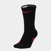 Nike Elite Basketball Crew Socks In Black/university Red