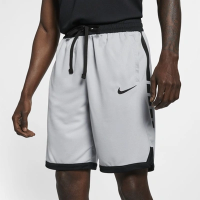 Nike Dri-fit Elite Men's Basketball Shorts In Grey