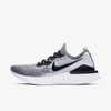 Nike Epic React Flyknit 2 Men's Running Shoe In White,pure Platinum,black