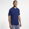 Nike Dri-fit Momentum Men's Standard Fit Golf Polo In Blue