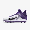 Nike Alpha Menace Pro 2 Mid Men's Football Cleat (white) - Clearance Sale In White,court Purple,hyper Grape,black