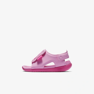 Nike Sunray Adjust 5 Infant/toddler Sandal (psychic Pink) - Clearance Sale In Psychic Pink,white