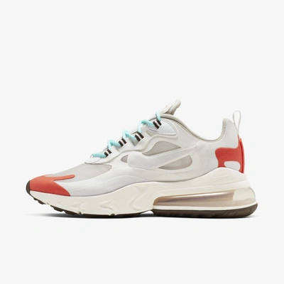 Nike Air Max 270 React (mid-century Art) Men's Shoes (light Beige Chalk) - Clearance Sale In Light Beige Chalk,summit White,team Orange,platinum Tint