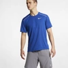 Nike Rise 365 Men's Short-sleeve Running Top In Blue
