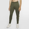 Nike Dri-fit Men's Tapered Fleece Training Pants In Olive