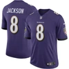 Nike Men's Nfl Baltimore Ravens Game (lamar Jackson) Football Jersey In New Orchid,black