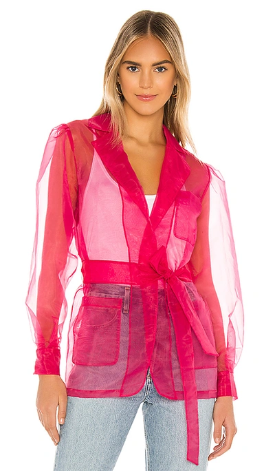 Lovers & Friends That Lady Jacket In Hot Pink