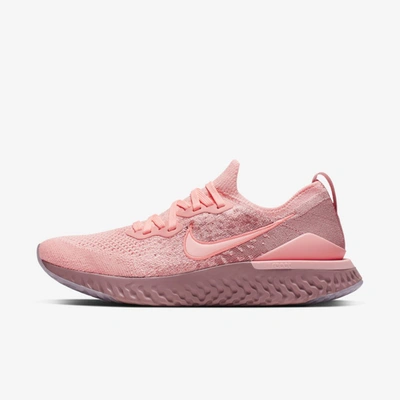 Nike Epic React Flyknit 2 Women's Running Shoe (pink Tint) - Clearance Sale In Pink Tint,rust Pink,celestial Gold,pink Tint