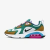 Nike Air Max 200 Women's Shoe (mystic Green) - Clearance Sale In Mystic Green,gold Suede,light Current Blue,white