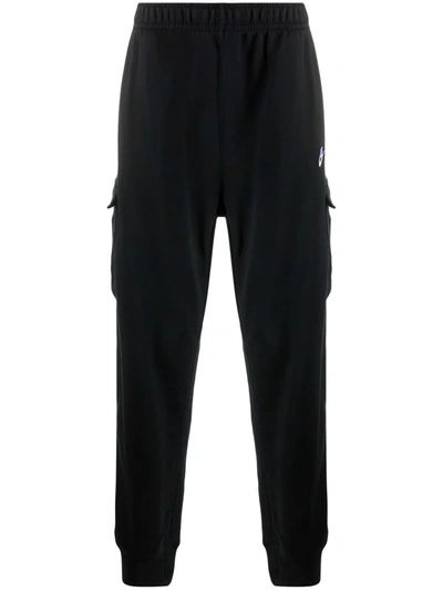Nike Men's  Sportswear Club Fleece Cargo Pants In Black/ White