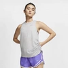 Nike Miler Women's Running Tank In Grey