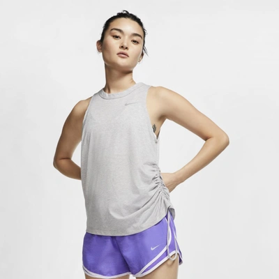 Nike Miler Women's Running Tank In Grey