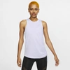 Nike Miler Women's Running Tank In Purple
