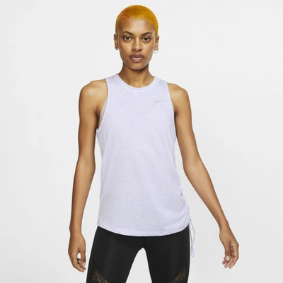 Nike Miler Women's Running Tank In Purple