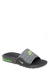 Nike Air Max Camden Slide Sandal In Anthracite/volt/dark Grey