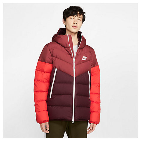 nike sportswear down fill windrunner hooded rus