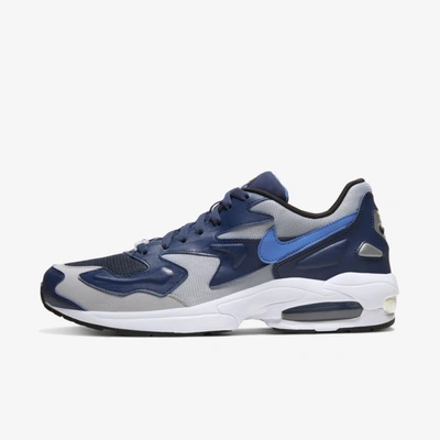 Nike Air Max2 Light Men's Shoe (midnight Navy) - Clearance Sale In Midnight Navy,wolf Grey,white,mountain Blue