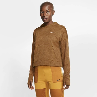 Nike Therma Sphere Element Women's Running Hoodie In Brown | ModeSens