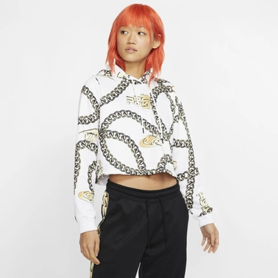 Nike Sportswear Icon Clash Women's Printed Crop Hoodie (plus Size